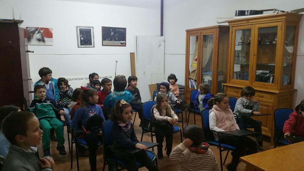 clase teórica de hípica