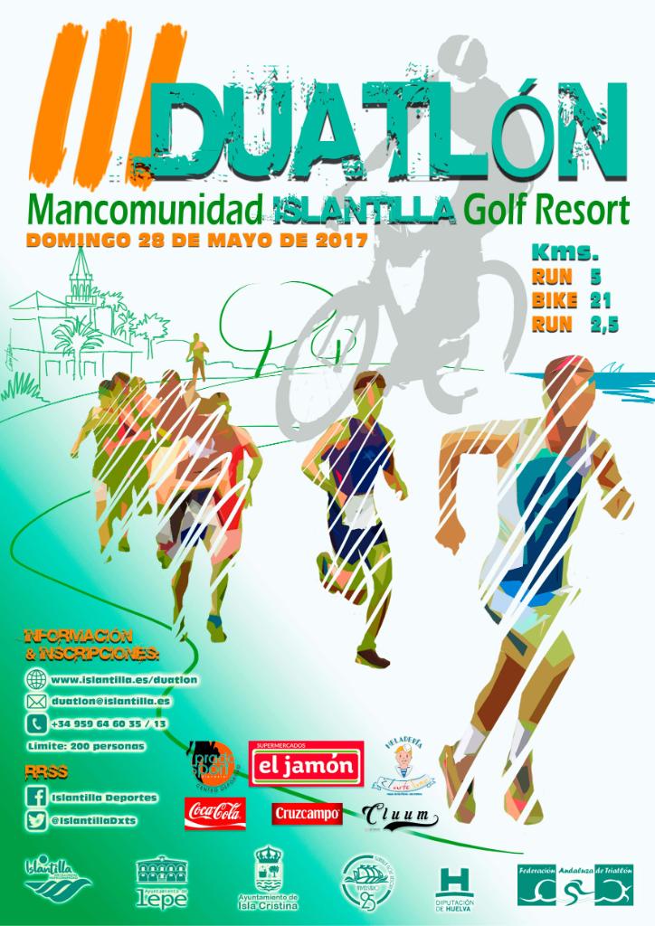 cartel III Duatlón Mancomunidad Islantilla