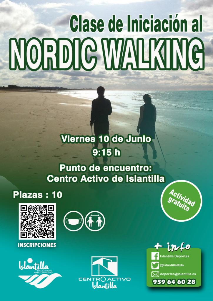 cartel iniciacion al nordic walking