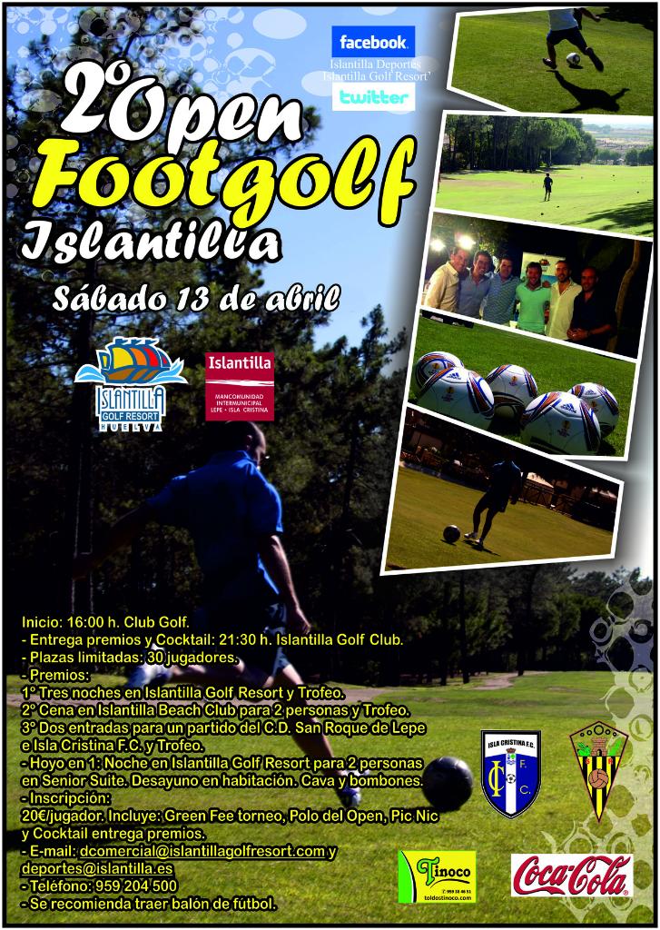 El II Open de FootGolf de Islantilla tiene nueva fecha