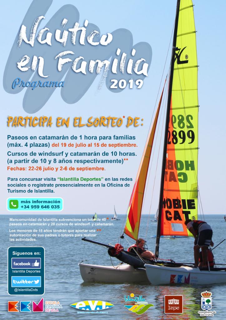 cartel nautico en familia 2019