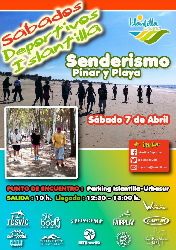 Senderismo por pinar y playa en Islantilla