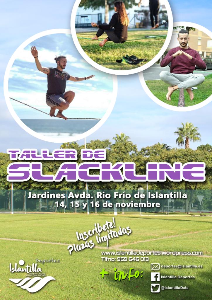 cartel taller de slackline