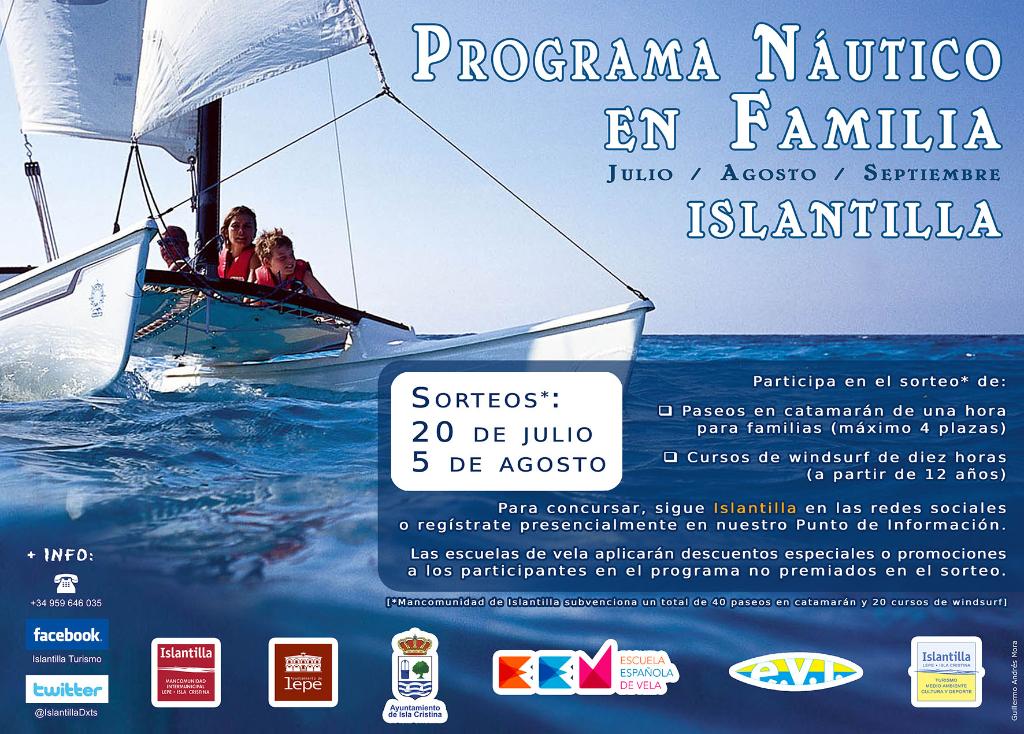 Islantilla presenta su 'Programa Náutico en Familia'