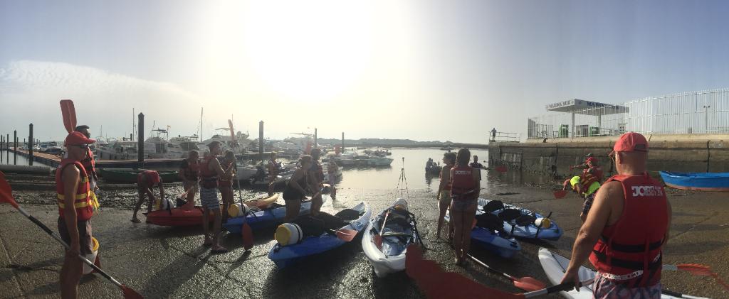 subida del piedras en kayak