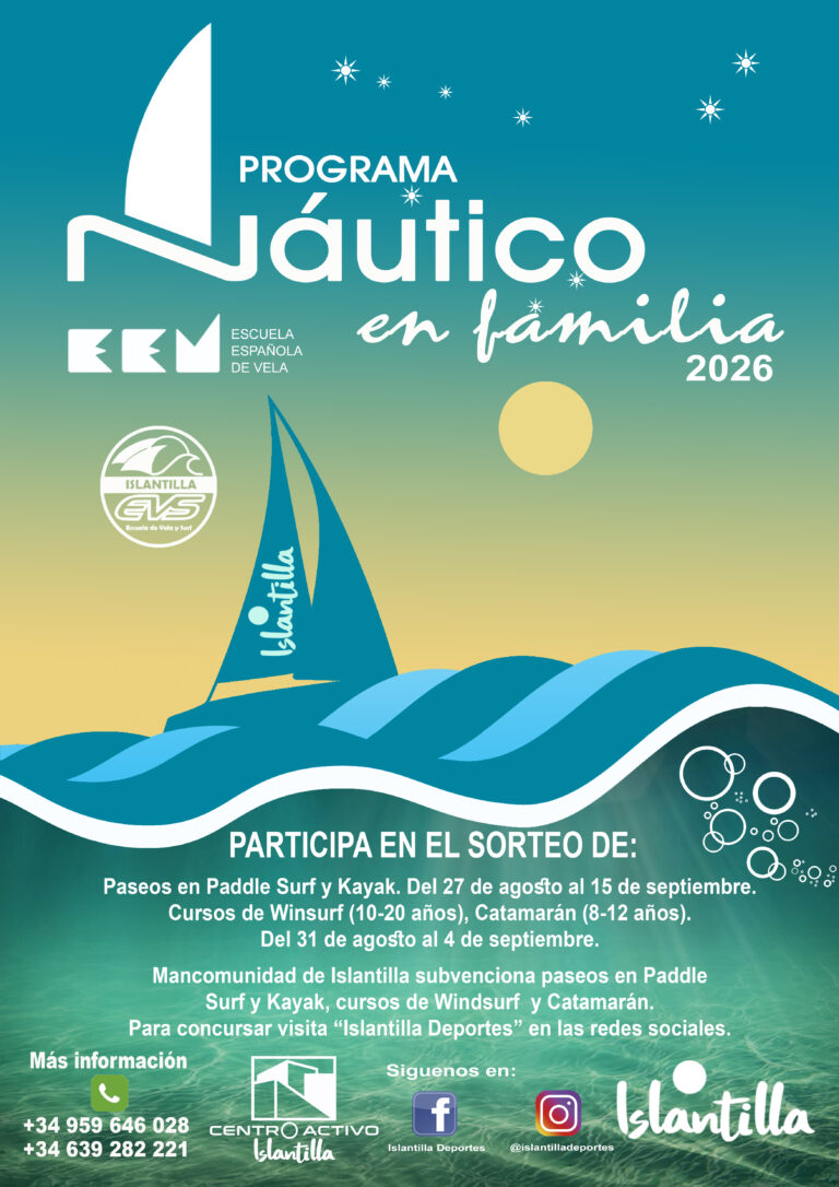 XII PROGRAMA NÁUTICO EN FAMILIA 2026(2ª fase)