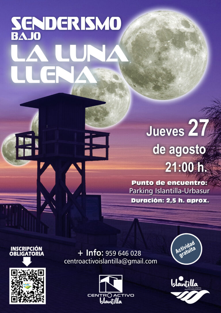 Senderismo Bajo la Luna Llena, en Islantilla