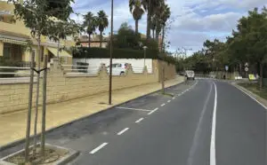 PSTD comunicado mejoras incluidas en los nuevos viales de acerado accesible Islantilla. Entre el verde y el azul.
