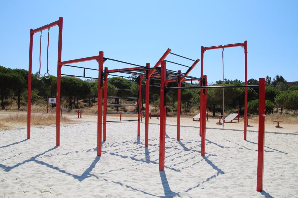 Calistenia training box en Parque Camaleón Islantilla